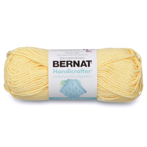 Miniatura 20 de Bernat Handicrafter - Hilo de algodón de colores sólidos, 1.75 oz, calibre 4 mediano, 100% algodón, Rojo Country