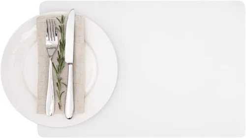 Miniatura 18 de Restaurantware Juego de 6 manteles individuales de cocina de 16 x 12 pulgadas para mesa de comedor en relieve, impermeables, con forma de huevo