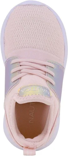 Miniatura 4 de Nautica - Tenis modernos y con detalles metálicos para niñas, zapato deportivo para correr con cordones I kappil I (niña grande, niña pequeña, niña)