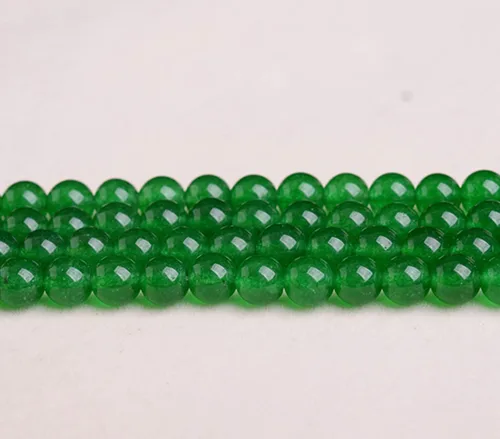 Miniatura 5 de Cuentas de calcedonia natural de 0.157 in a 0.551 in, cuentas de jade natural, cuentas sueltas para hacer joyas (YS01), 4mm
