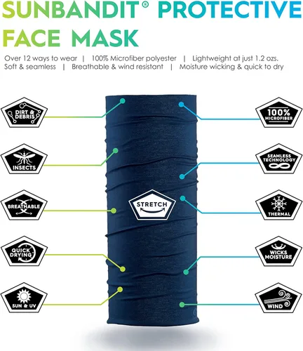 Miniatura 2 de Flying Fisherman boys Pull on Sun Protection for Face & Neck