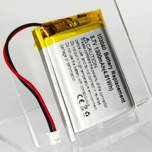 Miniatura 7 de DC 3.7V1300mAh 103040 Batería recargable de polímero de litio, adecuada para productos electrónicos de bricolaje 3.7-5V con reemplazo de batería