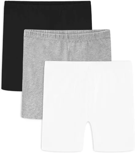 Auranso Pantalones cortos de ciclismo para niñas, transpirables y de seguridad, pantalones cortos de ciclismo debajo del vestido