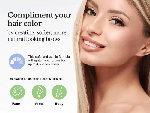 Miniatura 2 de Godefroy Kit de aplicación de un solo uso de crema para aclarar el color de las cejas