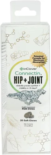 Miniatura 13 de InClover Connectin Suplemento natural para cadera y articulaciones para gatos con glucosamina, condroitina y ácido hialurónico, polvo