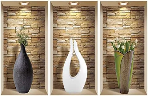 Miniatura 6 de NR1 - Juego de calcomanías de pared 3D, decoración de pared 3D, calcomanías de pared para sala de estar, calcomanías de pared para dormitorio