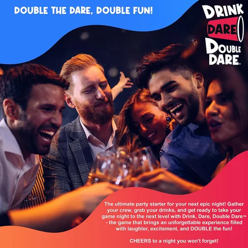 Miniatura 6 de Drink, Dare, Double Dare - Los mejores juegos de fiesta y familia para divertidas travesuras, desafíos atrevidos y doble diversión