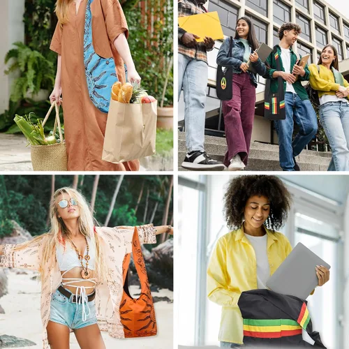 Miniatura 6 de Mandala Crafts Bolso hippie para mujer - Bolso bohemio tipo hobo cruzado para mujer