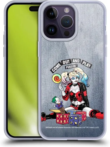 Miniatura 74 de Head Case Designs Funda de gel suave con licencia oficial de Batman DC Comics Love Hate Joker Harley Quinn Graphics [protección de grado militar]