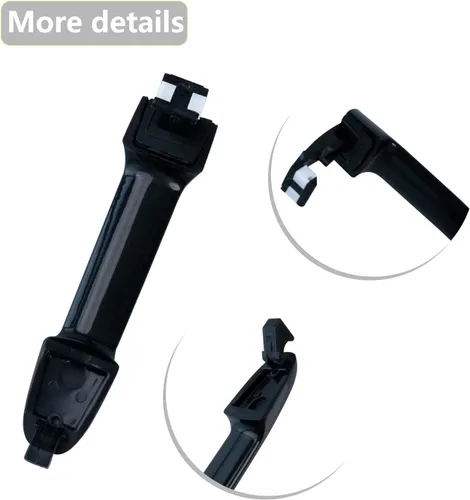 Miniatura 3 de Manija de puerta compatible con Hyundai Sonata 2005 2006 2007 2008 2009 2010 82651-3K000 826513K000 exterior exterior negro delantero lado