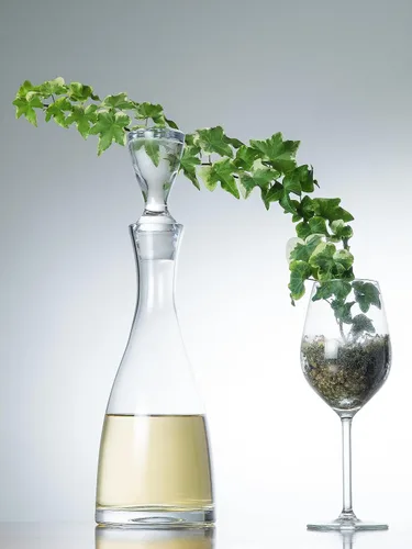Miniatura 2 de Decantador de vino - Vidrio - Transparente - con tapón - 40 oz - para vino - Whisky - Champagne - Hecho en Europa - por Barski
