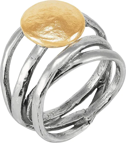 Miniatura 2 de Silpada Anillo "Moondance" en plata de ley con chapado en oro amarillo de 14 quilates, Plata de ley, metal, plata, Sin piedra no conocido