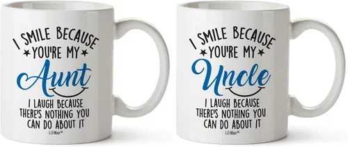 Miniatura 9 de Smile Aunt Uncle Parent (1, 15 oz, azul tío azul)