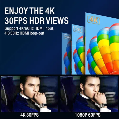 Miniatura 5 de KKF Tarjeta de captura, tarjeta de captura HDMI 4K para interruptor, tarjeta de captura de video para transmisión y grabación PS5 PS4 Xbox Series