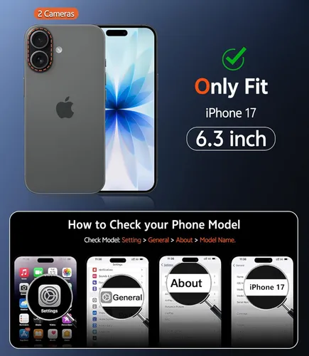 Miniatura 825 de FNTCASE Funda para iPhone 13 Pro-Max: Fundas magnéticas transparentes compatibles con Magsafe Slim anti amarillamiento protección contra caídas