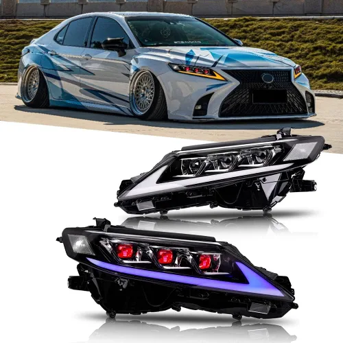 Miniatura 12 de Nuevas luces traseras para Toyota Camry Luz trasera 2018-2023 SE LE XSE XLE TRD Ensamblaje de luces traseras 8ª generación Accesorios Estilo Lambor