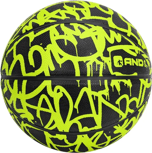 Miniatura 10 de AND1 Balón de baloncesto de goma: tamaño reglamentario oficial 7 (29.5 pulgadas) – Construcción de canal profundo, hecho para juegos de baloncesto