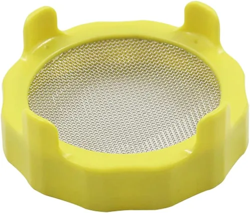 Miniatura 9 de Tapa de brote de plástico con pantalla de acero inoxidable para tarros de masón de boca ancha, kit de germinación con soporte para bandeja de agua