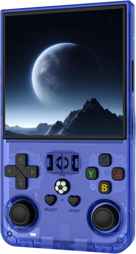 R36MAX - Consola de juegos de mano retro, consola de juegos retro con pantalla IPS HD de 4.0 pulgadas, consolas de videojuegos con memoria de 64 GB,