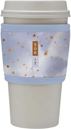 Miniatura 172 de Sok It HotSok Coffee & Tea - Funda de neopreno con aislamiento reutilizable (floral abstracto)