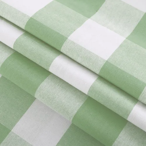 Miniatura 160 de Cenefas de cortina para ventana de 16 pulgadas de largo, 2 paneles de cuadros búfalo, cortinas pequeñas con bolsillo para barra, estilo clásico