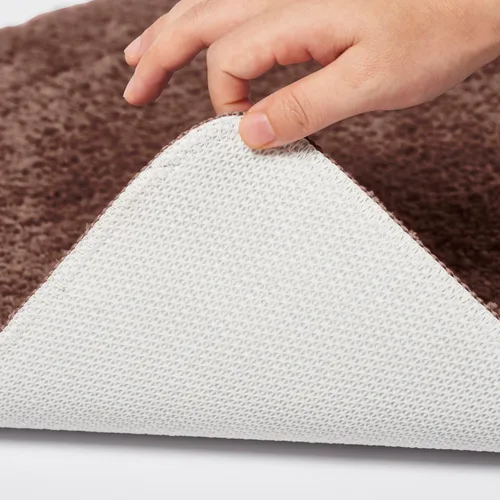 Miniatura 6 de Juego de 3 alfombras de baño suaves y absorbentes, peludas, suaves, antideslizantes, para ducha, bañera y bañera, lavables a máquina