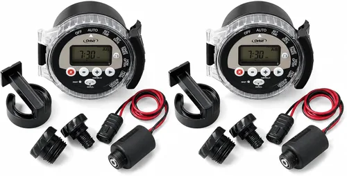 Miniatura 13 de Orbit 57865 Controlador de aspersor de agua para exterior con batería