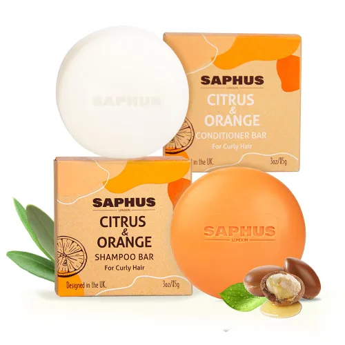 Miniatura 7 de Barra de champú de agua de arroz y acondicionador de argán – Dúo fortalecedor y nutritivo para el cuidado del cabello fino o débil – Barras sólidas