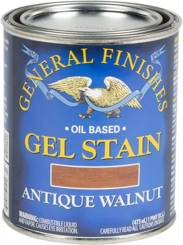 Miniatura 55 de General Finishes - Tinte en gel base de aceite, 1 cuarto de galón, cereza georgiana Georgian Cherry