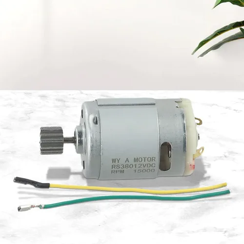 Miniatura 4 de Potentes motores RS550 RS390 RS380 para vehículos eléctricos 12 V, 6 V, 24 V, repuesto de motor de vehículo eléctrico para niños (380 12 V 15000 RPM)