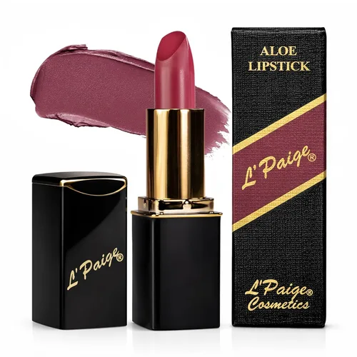 Miniatura 30 de L'Paige Lápiz labial y mancha de labios que cambian de color de pH - Transformación de marrón a rojo frambuesa, infusión de aloe vera, acabado LBR
