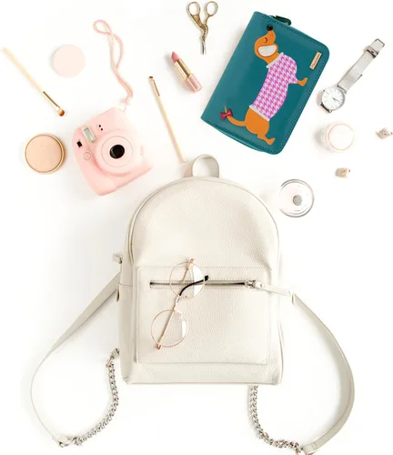 Miniatura 6 de kukubird Elephant & Mouse - Cartera de mano mediana con patrón floral para mujer