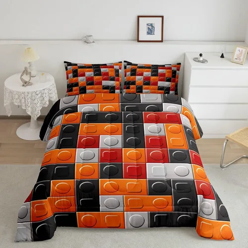 Miniatura 34 de Feelyou Juego de edredón con estampado de elefante étnico para niñas y niños, edredón de elefante, estilo bohemio exótico, juego de ropa de cama
