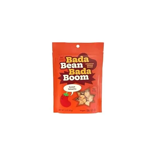 Miniatura 10 de Bada Bean Bada Boom, Bocadillos Crujientes de Habas Tostadas (Fava), Alto en Proteína, Vegano, Sin Gluten - Paquetes de 110 Calorías, Sabor Ala