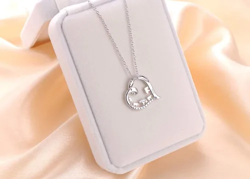 Miniatura 21 de Collar de plata esterlina para mamá, regalo para el día de la madre, dije o brazalete para mamá