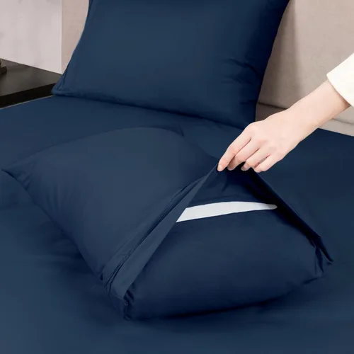 Miniatura 4 de Mejoroom - Juego de sábanas de tamaño King, sábanas y fundas de almohada de 1800 hilos de lujo para hoteles, sábana bajera con bolsillos profundos