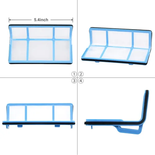 Miniatura 4 de Kit de filtro de vacío de repuesto para aspiradora robótica ILIFE V3 V3S V5 V5s, Pro Robot Aspirador 6 Filtros y 6 Cepillos Laterales y 1 Filtro