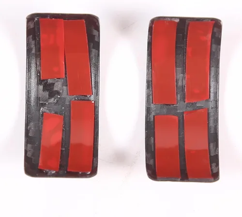 Miniatura 7 de Cubierta del anillo superior del volante compatible con Chevrolet Corvette C8 Stingray 2020-2023 100% fibra de carbono real, 2 piezas, accesorios