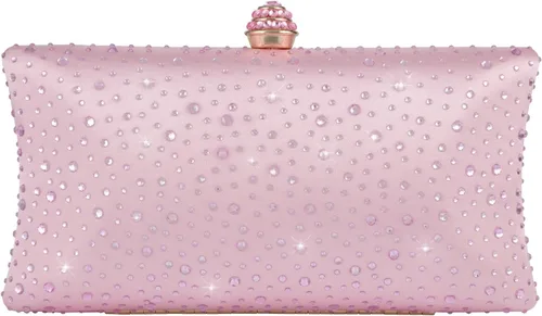 Evevictor Women Handbags Rhinestone Party Prom Wedding Bride Evening Bags Crystal Party Clutch Purse