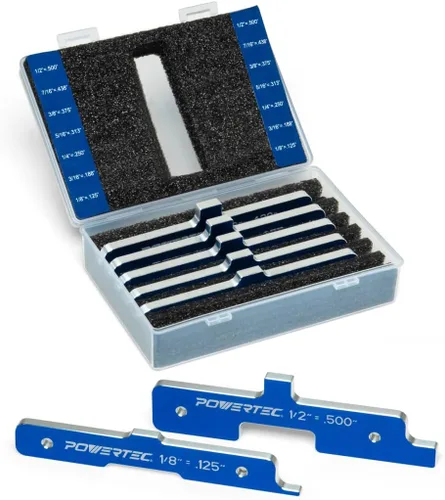 Miniatura 16 de POWERTEC Kit de valla de mesa de enrutador, sistema de lujo, 3-3/8 pulgadas de alto, 24 pulgadas de largo, mesa de enrutamiento para carpintería