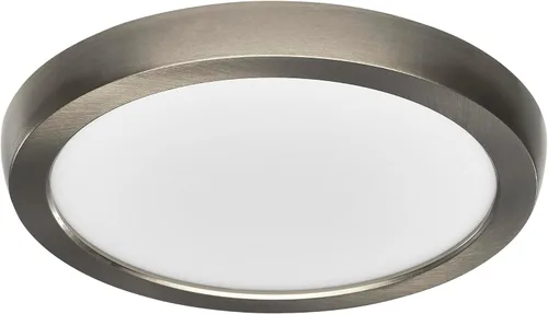 Miniatura 8 de Satco 62535-11W 120V CCT seleccionable LED 7" redondo acabado níquel cepillado 62-1713 techo interior LED accesorio