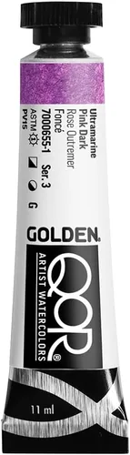 Miniatura 12 de GOLDEN QoR Acuarelas para artistas, Azul cobalto y teja, tubo de 11 ml, pintura profesional de acuarela, semiopaca Verde azulado cobalto