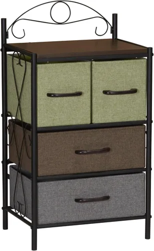 Miniatura 12 de Household Essentials - Cómoda de 8 cajones y mesa de entrada, colección Victoria Fresno