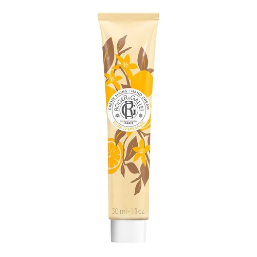 ROGER & GALLET Crema de manos beneficiosa Bois d'Orange - Extracto natural de naranja amarga, ingredientes naturales, loción de manos para manos
