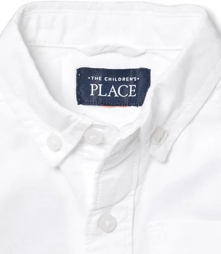 Miniatura 2 de The Childrens Place Camisa Oxford de manga larga con botones para bebés y niños pequeños