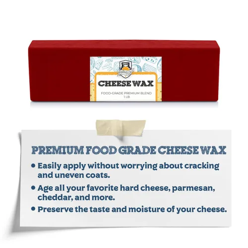 Miniatura 5 de Fermentaholics Ceras de queso prémium de grado alimenticio, 1 libra, cera para hacer queso duro y envejecido, protege y conserva tu queso