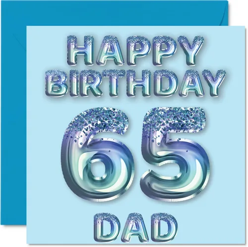 Miniatura 275 de Stuff4 Tarjeta de primer cumpleaños para niños, globo de fiesta con purpurina azul, tarjetas de feliz cumpleaños para niño de 1 año, nieto, hijo, 57