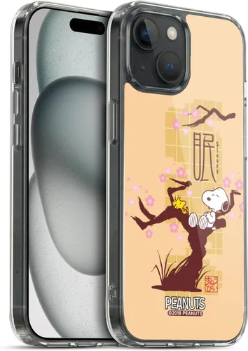 Miniatura 464 de Carcasa de gel para iPhone 7 Plus/iPhone 8 Plus, diseño de Snoopy Oriental de Peanuts, Badges