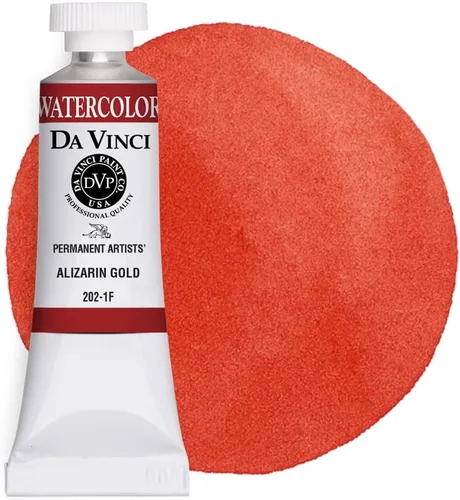 Miniatura 52 de DA VINCI PAINTS Pintura de acuarela para artista profesional, Gamboge (tono), 0.5 fl oz