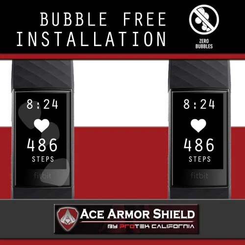 Miniatura 7 de ACE ARMOR SHIELD - Protectores de pantalla premium para Fitbit Charge 6 y Charge 5 (Charge 4)